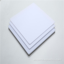 Hoja difusora Panel de policarbonato blanco lechoso